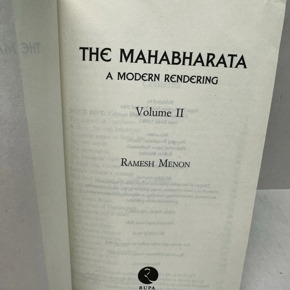 Mahabharata-a modern rendering Volume‎ 2  by Ramesh Menon
